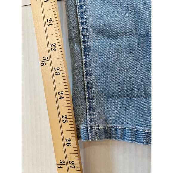 Chico's So Slimming Straight Leg Jean Size 8/10 Hippie Western Academia Beach - Picture 7 of 10